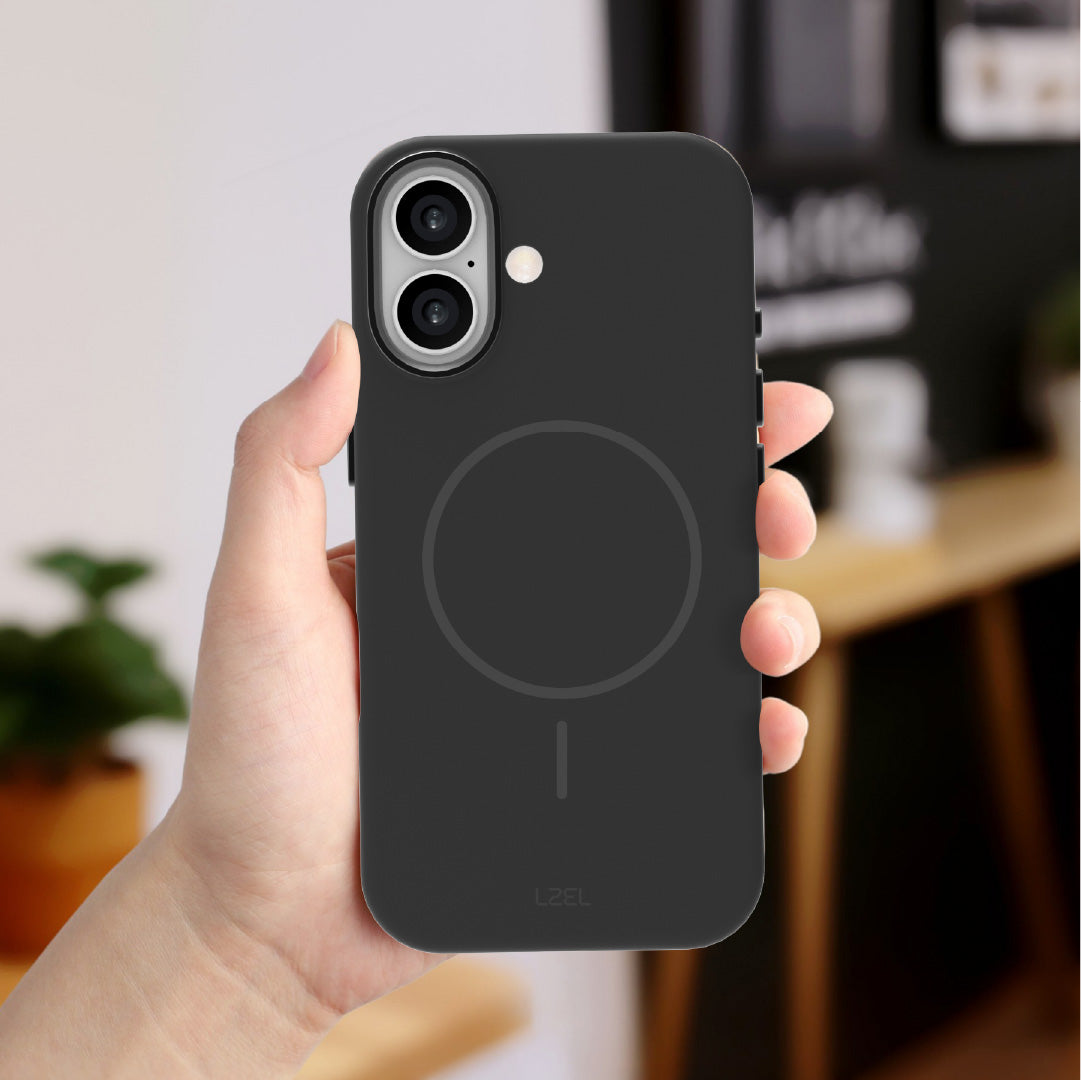 LZEL Magnexin Silicone Case for iPhone 17 | Black LZEL Magnexin Silicone Case for iPhone 17 | Black